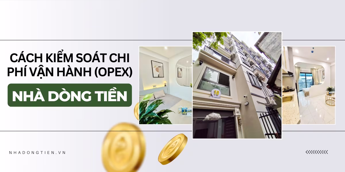 Cách Kiểm Soát Chi Phí Vận Hành (OPEX) Tòa Nhà Dòng Tiền banner